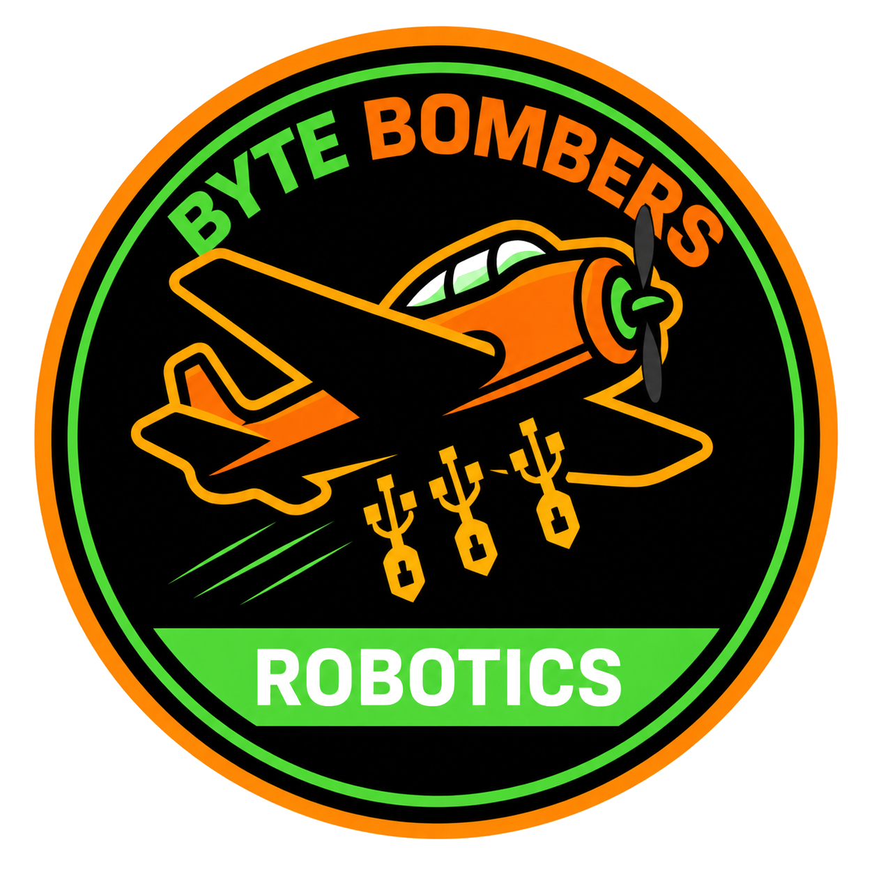 Byte Bombers Robotics Logo